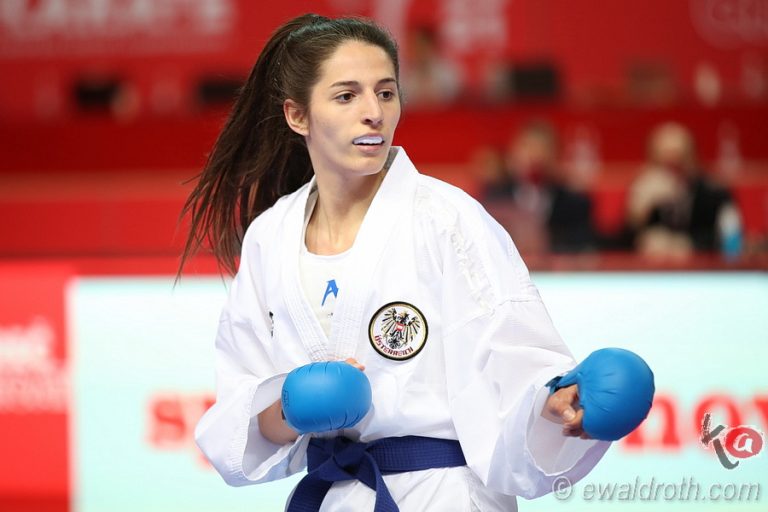 Lejla Topalovic bei der EKF Karate EM 2021