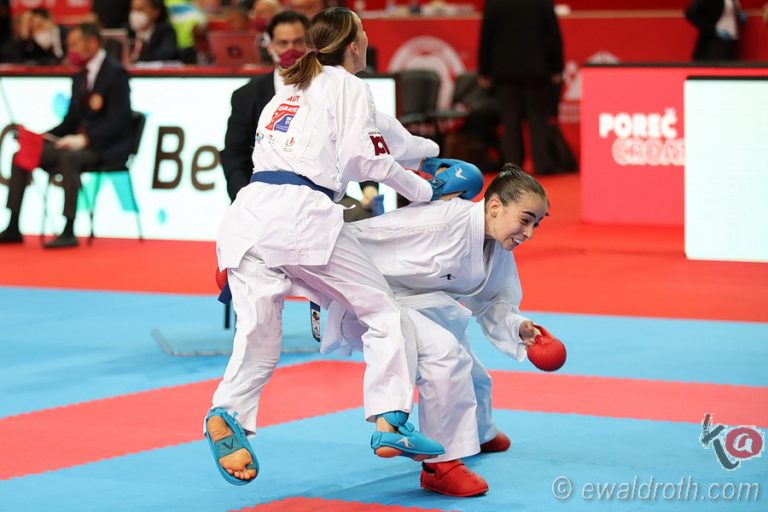 Bettina Plank bei der EKF Karate EM 2021