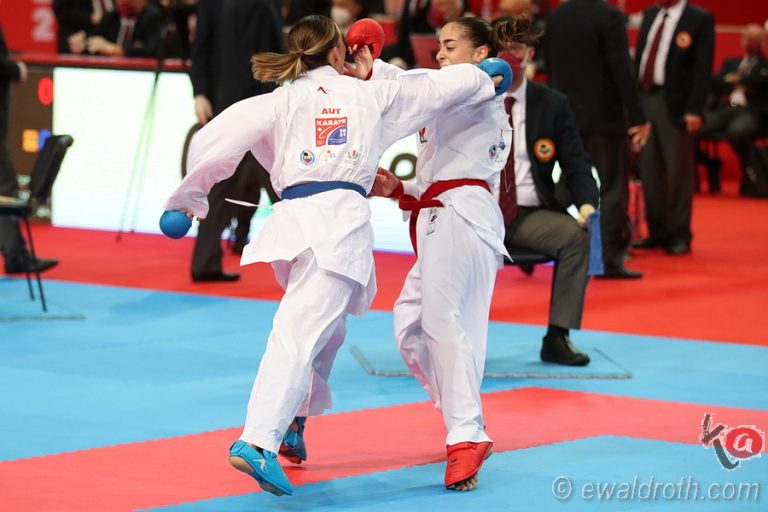 Bettina Plank bei der EKF Karate EM 2021