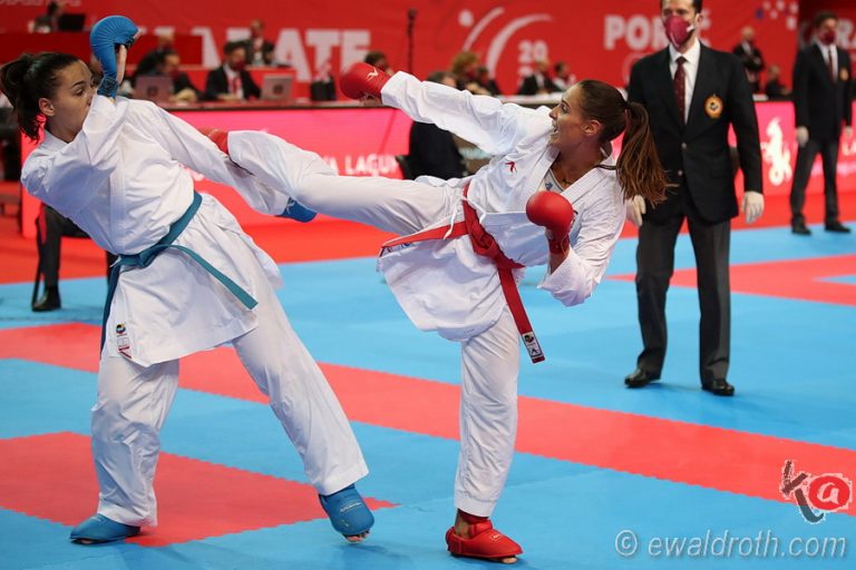 Alisa Buchinger bei der EKF Karate EM 2021