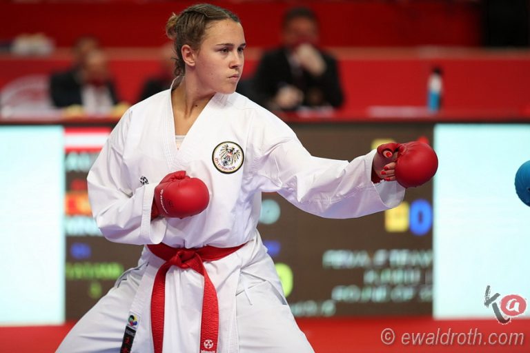 Lora Ziller bei der EKF Karate EM 2021