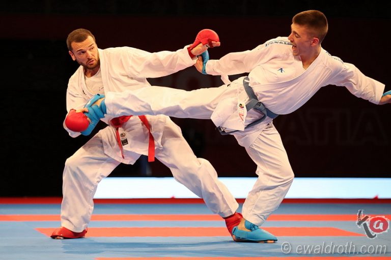 Stefan Pokorny bei der EKF Karate EM 2021